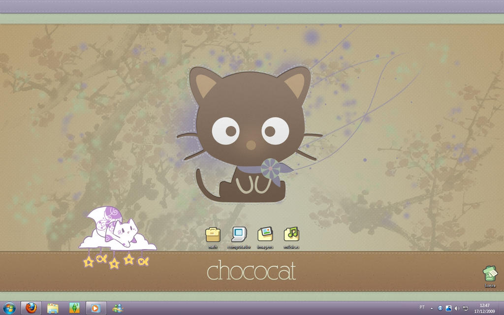 Chococat Wating Chococat Desktop by nywh on DeviantArt