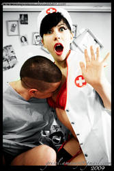 scary nurse with naughty Xboy