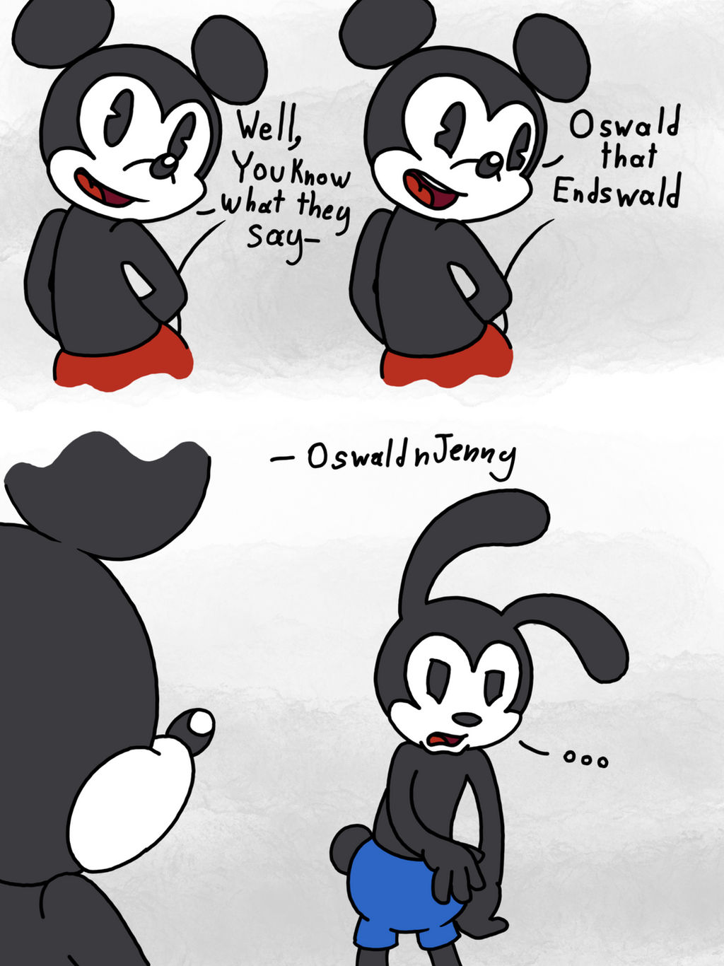 Mickey the Master of Puns by Oswaldnjenny on DeviantArt