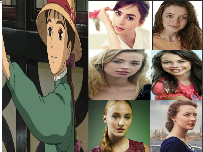 Howl moving castle live action movie cast : Sophie by animeotaku201 on DeviantArt Howl moving castle live action movie cast : Sophie by animeotaku201 on DeviantArt