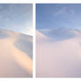 Snow Dunes triptych