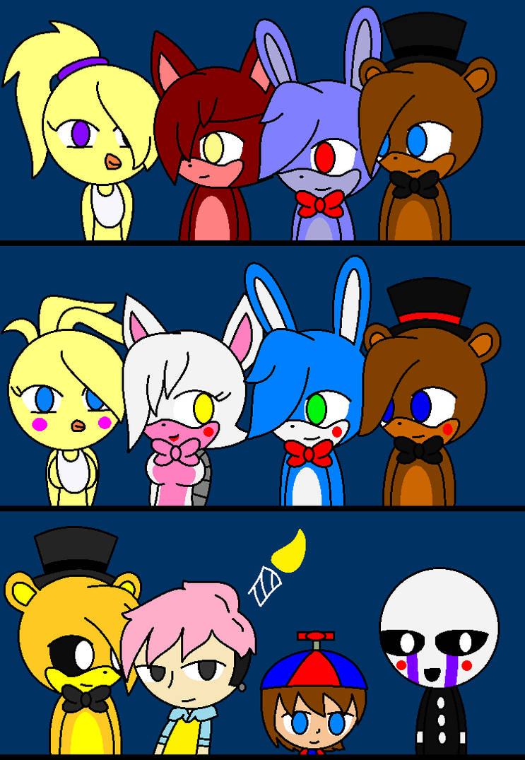 Fnafi FNAF's animatronics by WolfyFoxyHedgy on DeviantArt