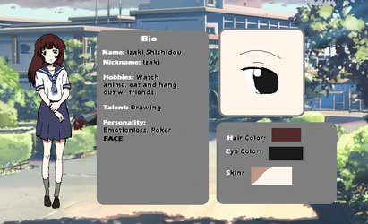 OC: Izaki Shishidou bio