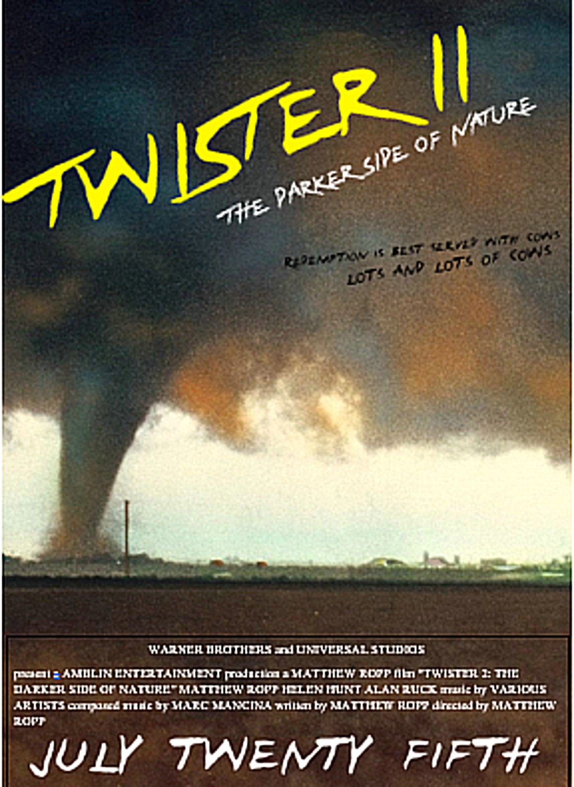 Twister 2 movie poster by mattropp44 on DeviantArt