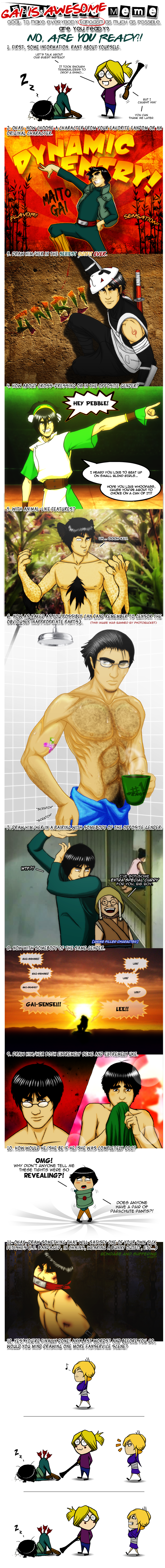 Fanservice Meme: Maito Gai