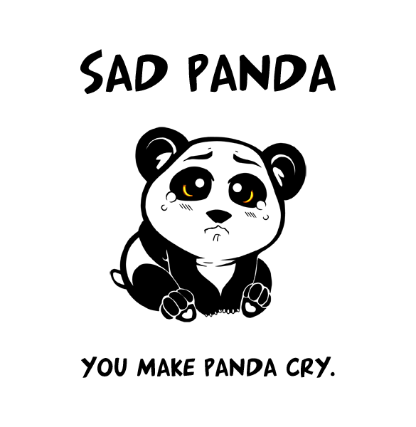 Sad Panda Chibi