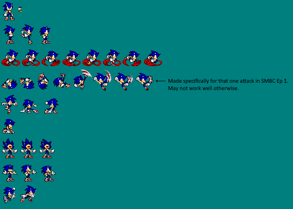 Modified Sonic Sprites