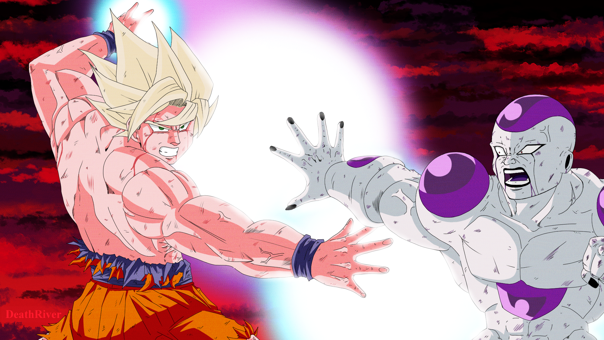 Goku vs Freeza by lucas01lima on DeviantArt