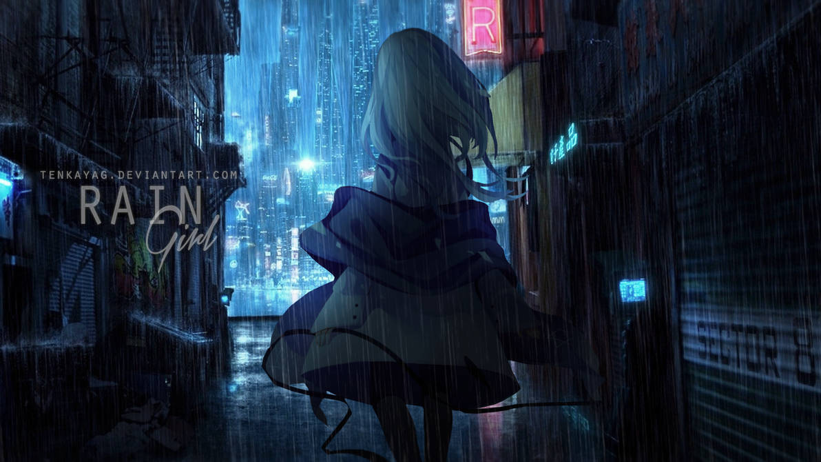 Wallpaper Rain Girl Rain Girl by TenkaYag on DeviantArt Wallpaper Rain Girl Rain Girl by TenkaYag on DeviantArt