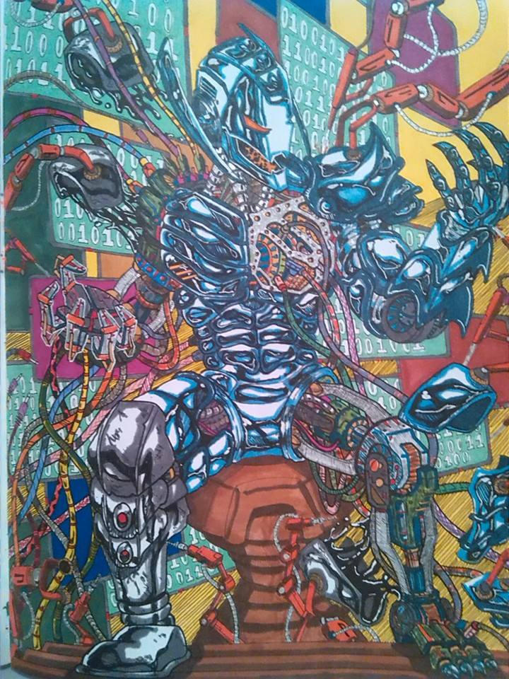 Ultron Drawing by CHV737 on DeviantArt