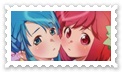 Chieri Sono and Nagisa Motomiya AKB0048 Stamp