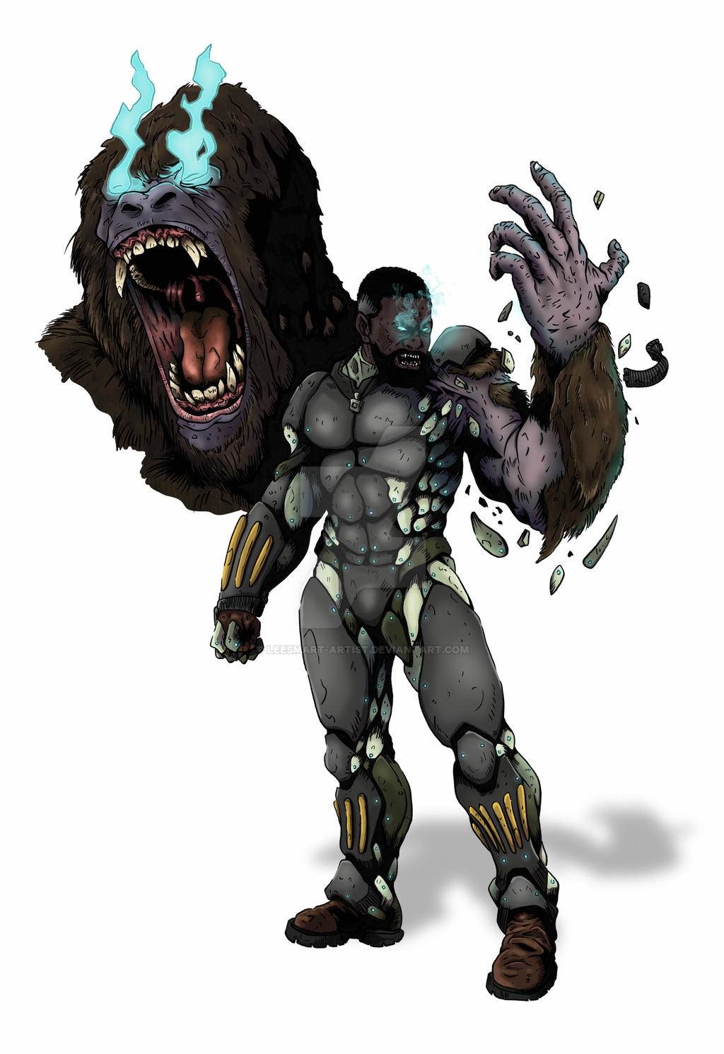 Silverback Rage Silverback Superhero by leesmart-artist on DeviantArt