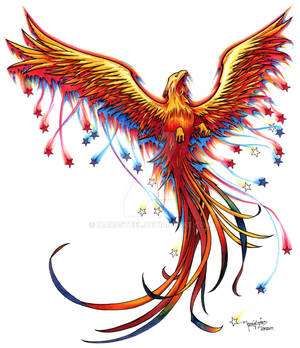 phoenix tattoo design