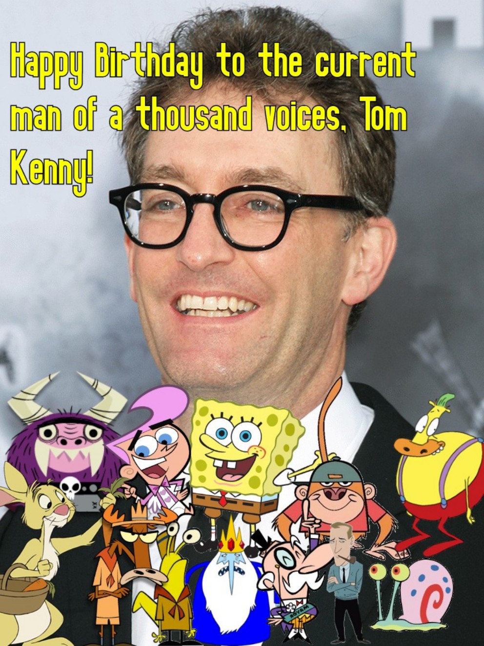 Happy Birthday Tom Kenny! by SuperBlueGuy on DeviantArt