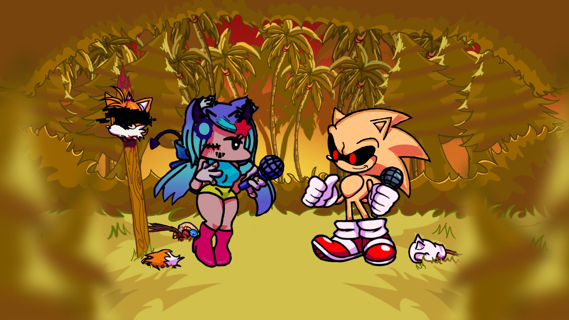 Sonic.exe 4.0 triple trouble saving knuckles by ninjaleno2013 on DeviantArt