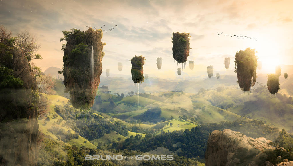 The Floating Islands by btgarts The Floating Islands by btgarts