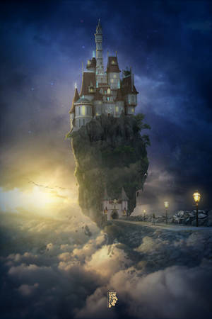 Castle on the Island by btgarts Castle on the Island by btgarts