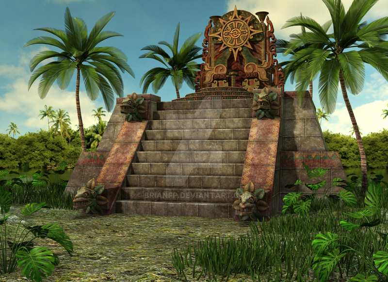 Mayan - pre made background by BrianFP on DeviantArt