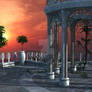 Dusk at HighPoint -premade background