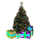Christmas Tree and Gifts -Free Christmas Stock by BrianFP