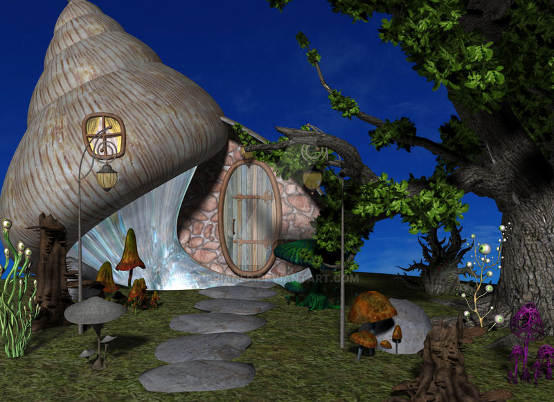 Magical Fairy Garden Premade Background By Brianfp On Deviantart