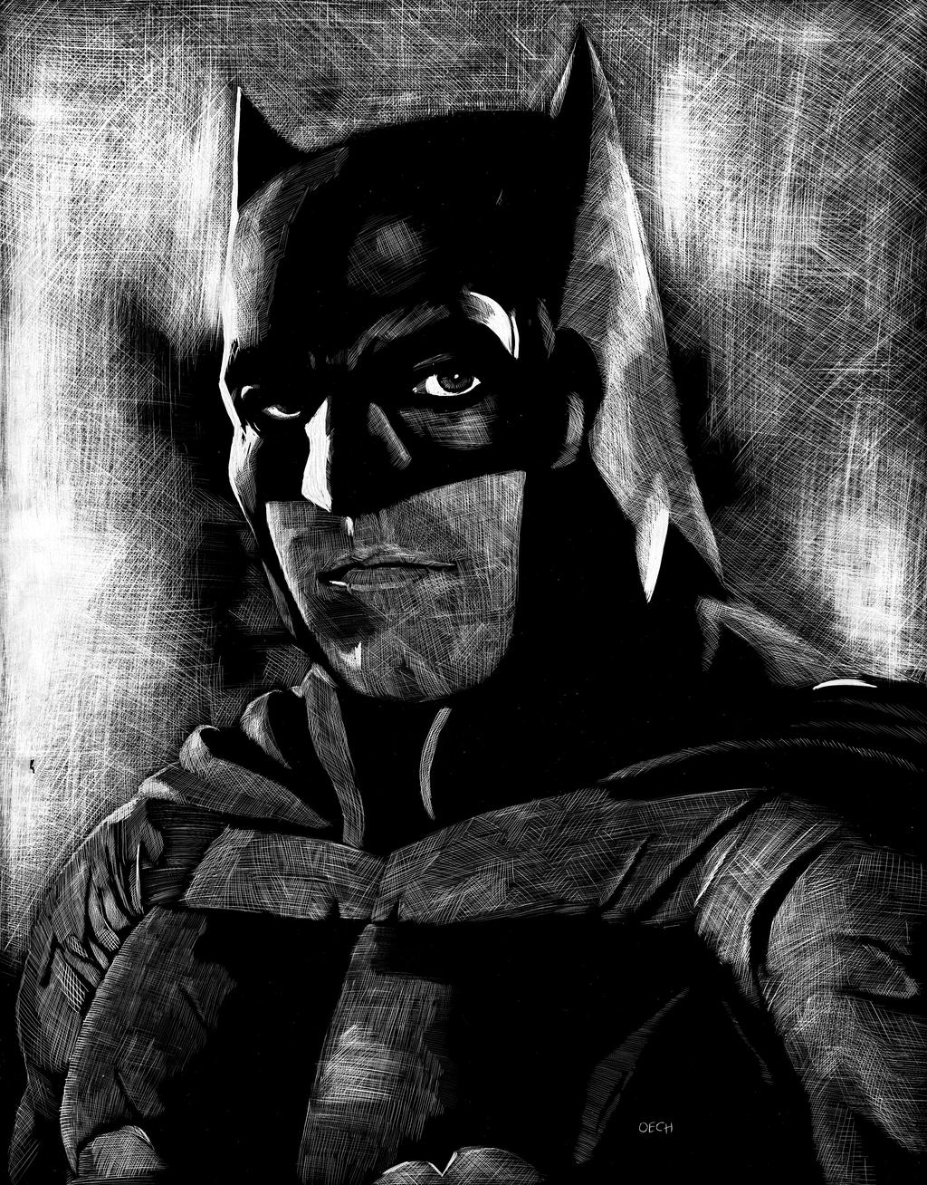 Batman Portrait Simple Batman Portrait by cjoech on DeviantArt