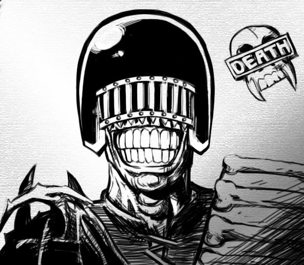 Judge Death by Quartknee on DeviantArt