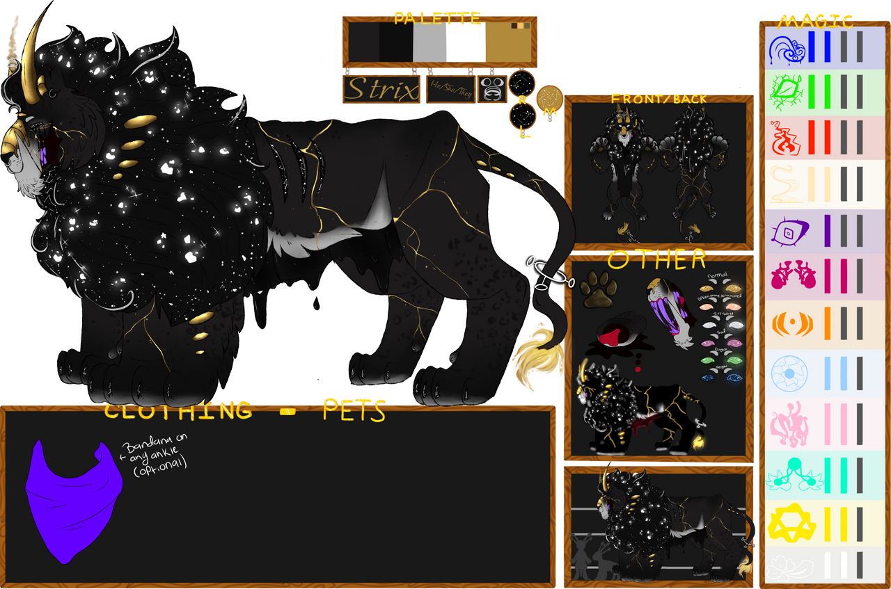 Strix Child SR||Strix NEW References|| by CosmicBreath on DeviantArt