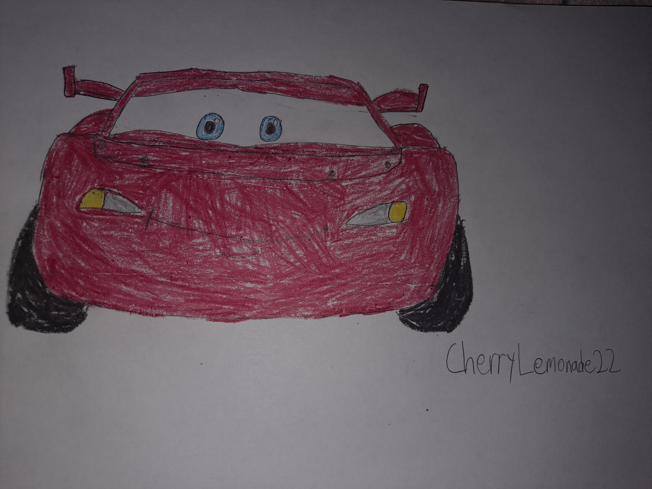Cute Lightning McQueen Smiling By CherryLemonade22 On DeviantArt
