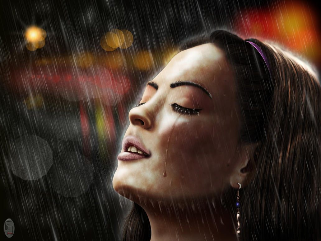 Красивая девушка tears in Rain. Уходит вслед девушка черный слезы под дождем. Tears in the rain