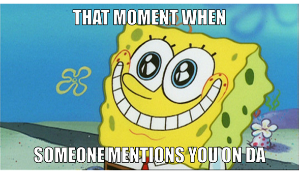 You've been mentioned