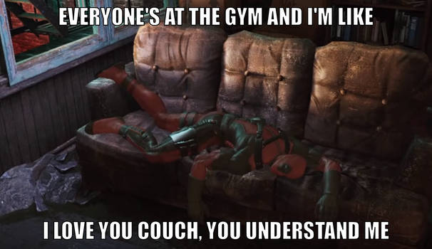 Shoutout to my couch