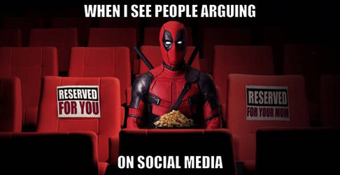 Deadpool is entertained