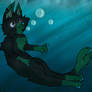 Underwater Wolf