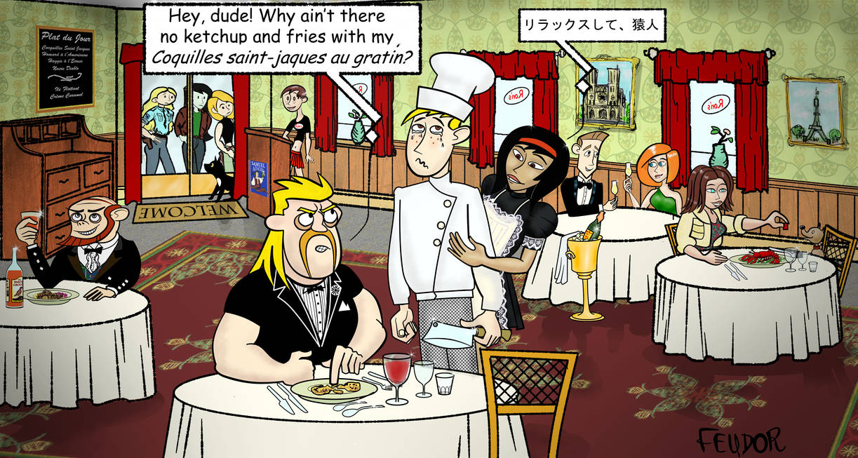 Ron's diner by FeudorLaurent on DeviantArt