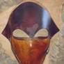 Full face leather helm