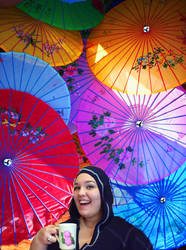 Chillin w-Umbrellas