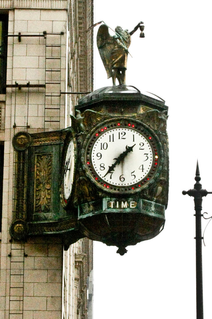 Father Time Clock in Chicago by Melusine Designs on DeviantArt Father Time Clock in Chicago by Melusine Designs on DeviantArt