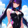 Gothic girl in swimsuit Al 2/16