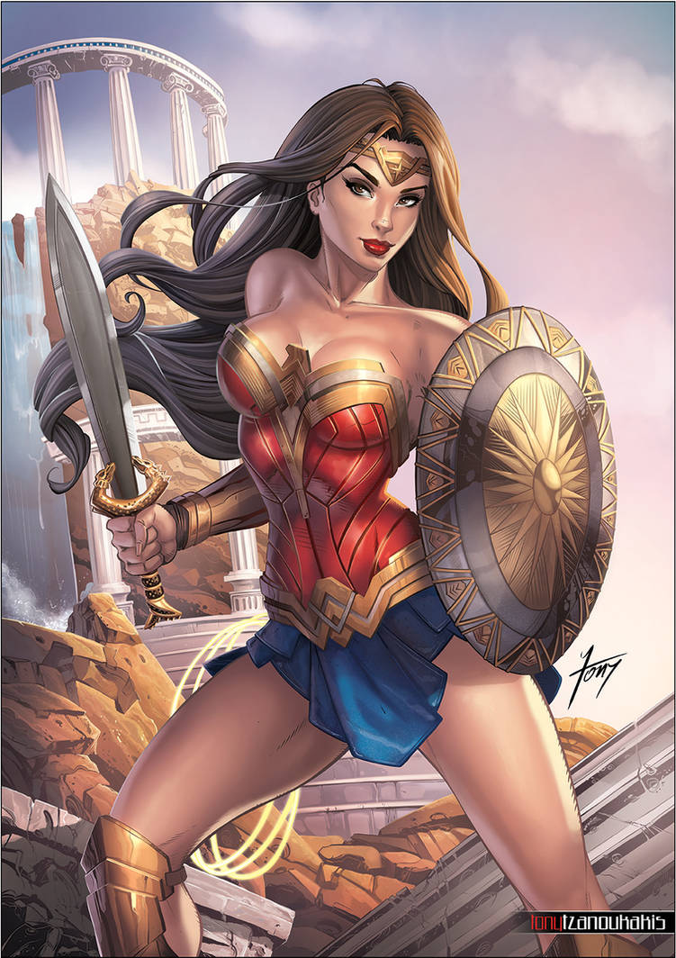 WONDER WOMAN by tony-tzanoukakis