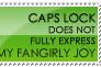 Fangirly Joy Stamp -- Green