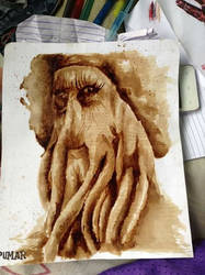 Coffee Painting, Davy Jones!