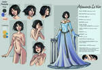 commission10- Adamante Character sheet by LadyDeddelit