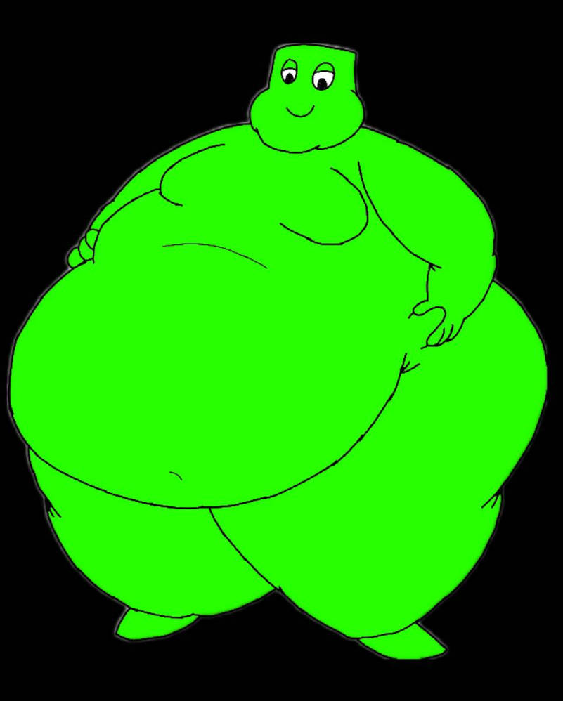 Green The Rabbit Fat Fat green by 81526marckdjdk on DeviantArt