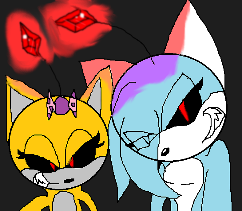 sonic.exe X female tails doll by amberhedgelander on DeviantArt