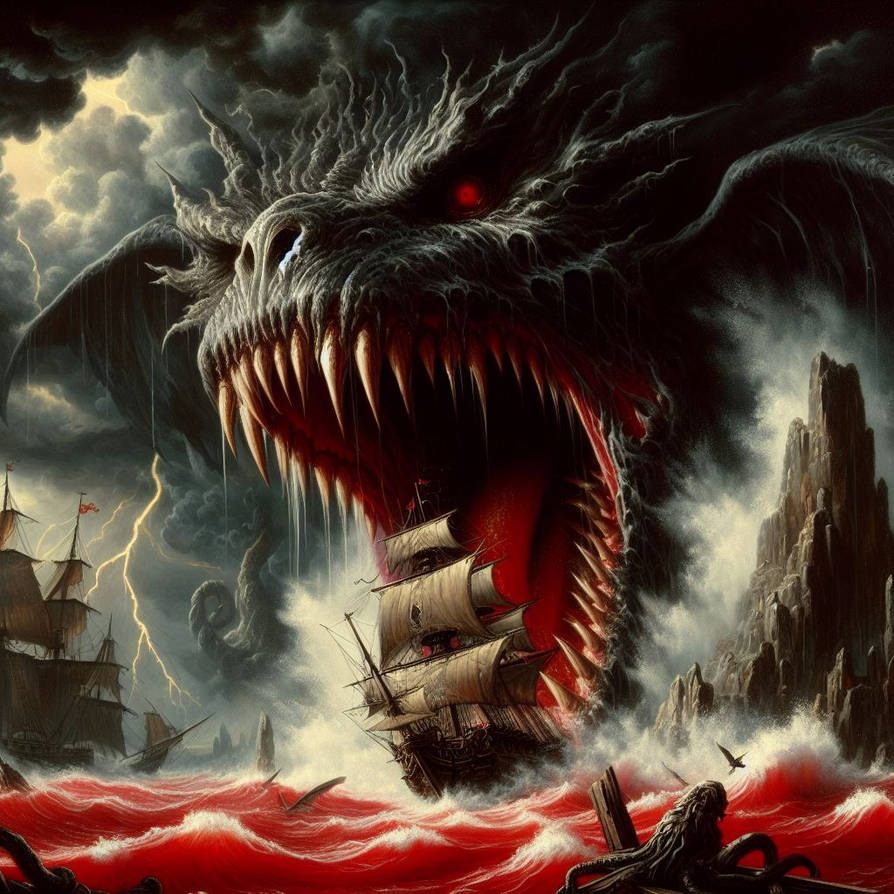 Sea Monsters Giant Sea Dragon By GodzillaMillenium1 On DeviantArt sea-monsters-giant-sea-dragon-by-godzillamillenium1-on-deviantart