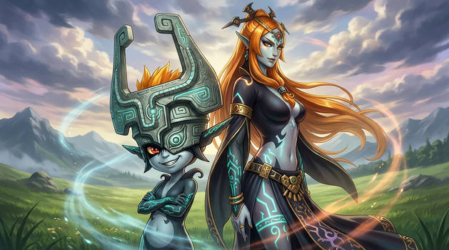 Legend of Zelda: Imp and True Form Midna