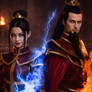 Princess Azula and Fire Lord Ozai V.2