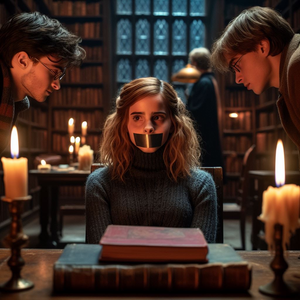 Hermione Tapegagged 2 By Silvexion On DeviantArt hermione-tapegagged-2-by-silvexion-on-deviantart