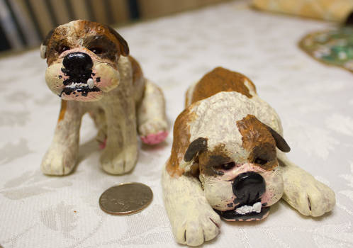 English Bulldog Sculptures